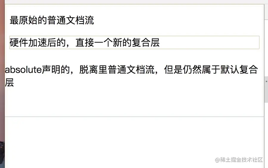 页面图层和合成示意