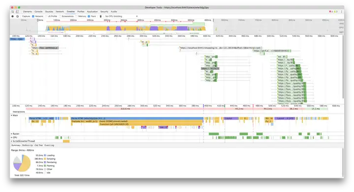 开启 HTTP/2 Server Push 的时间线