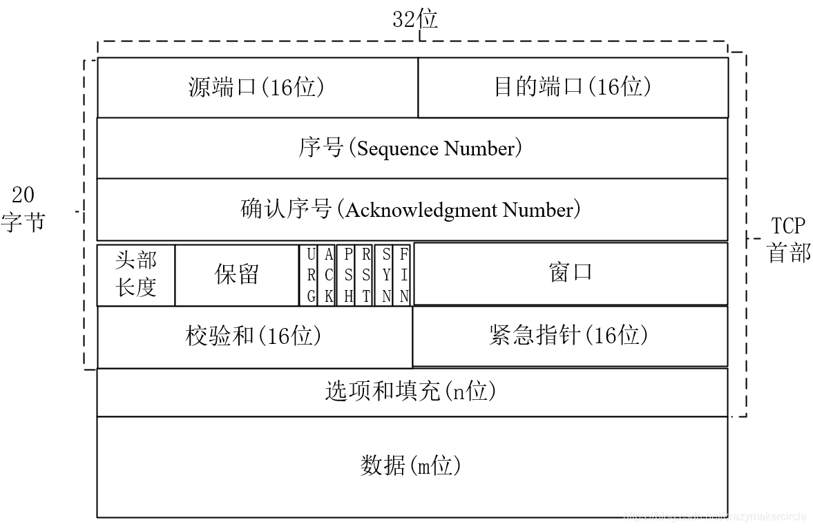 TCP 报文格式