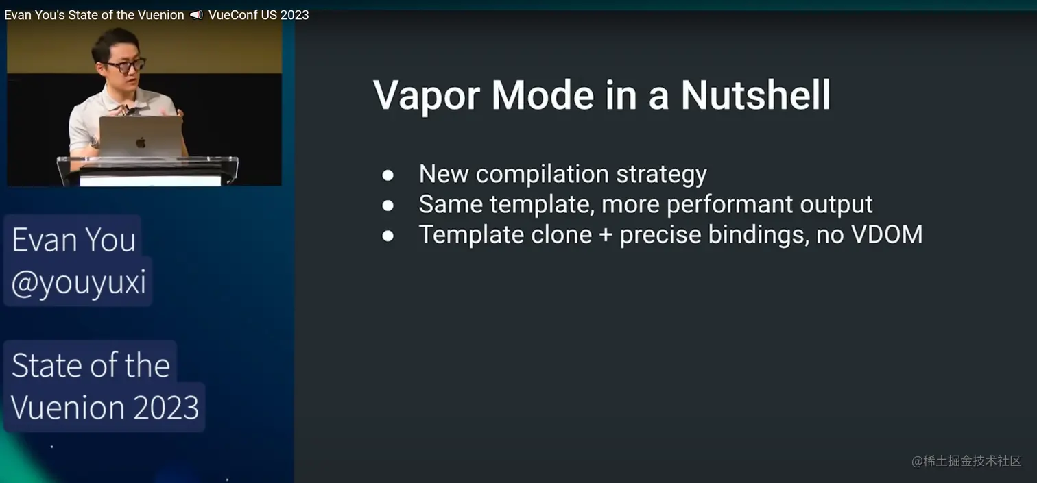 Vapor Mode in a Nutshell:模板克隆、精确绑定且不使用虚拟 DOM